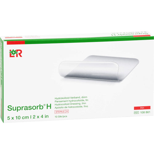 Suprasorb H Dünn 5x10cm (10 Stk.)