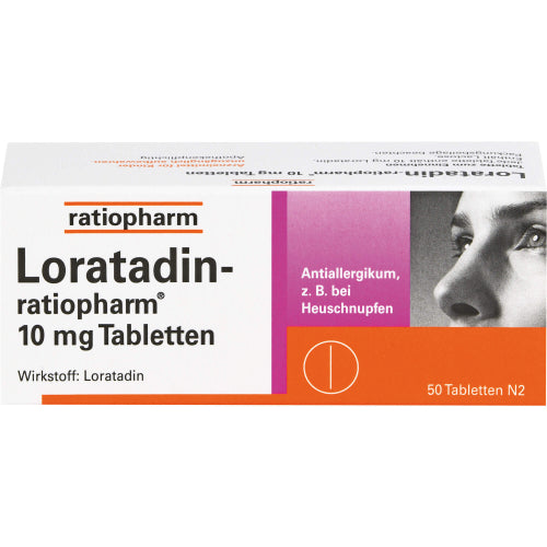 Loratadin Ratiopharm (50 stk.)