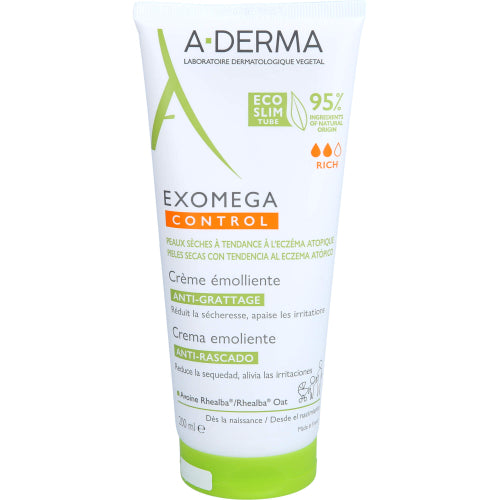 A-derma Exomega Control Creme Genoprettende (200 ml)