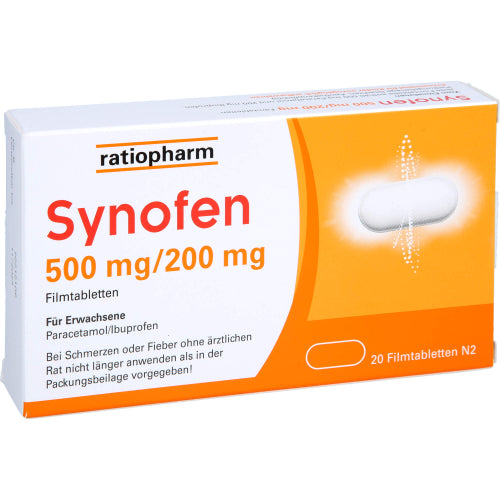 Synofen 500 mg/200 mg FTA (20 stk.)