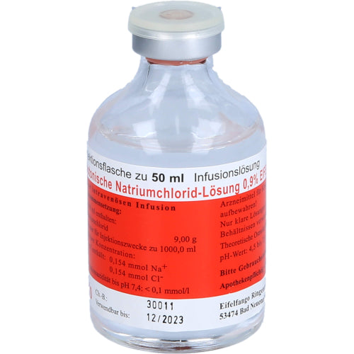 Isotonisk NaCl 0,9% EIF (10X50 ml)