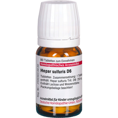 Hepar Sulf D 6 (80 St.)