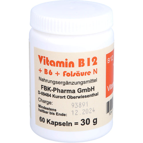 Vitamin B12+B6+Fols Komp N (60 Stk.)