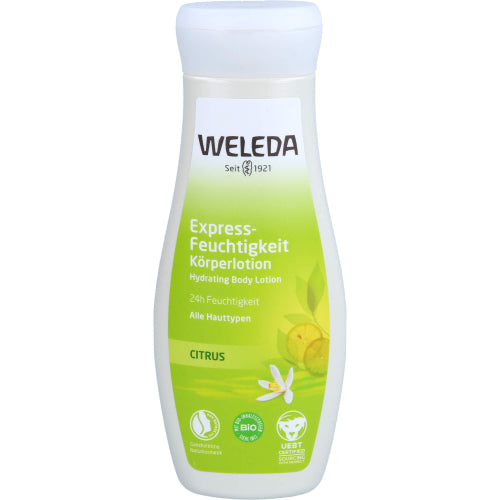 Weleda Citrus Express-Feuchtigkeit Kropslotion (200 ml)