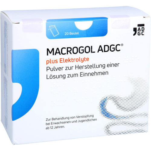 Macrogol Adgc Plus Elektrolyte Pulver zur Herstellung einer Lösung zum Einnehmen (20 Stück)
