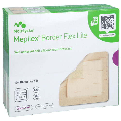 Mepilex Border FL LI 10X10cm (5 Stk.)