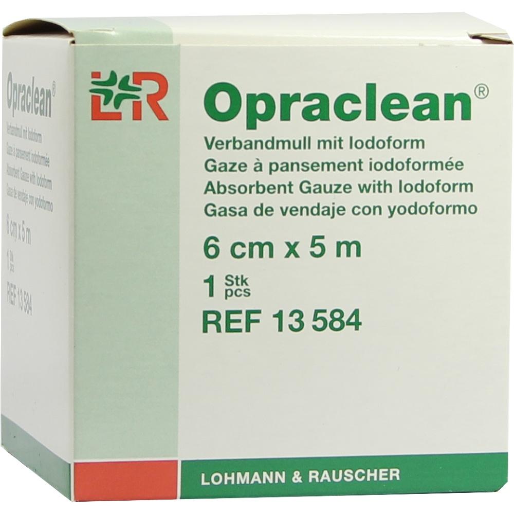 Opraclean Verband mit Jodoform 6cmx5m (1 Stück)