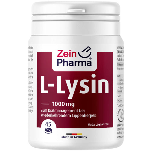L-Lysin 1000 mg Zitrone 45E (45 Stk.)