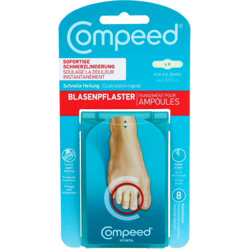 Compeed blisters plaster til tæer (8 stk.ück)