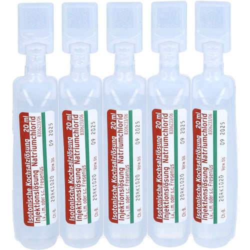 Kochsalzlösung 0,9 % isotonisch PL (20X20 ml)