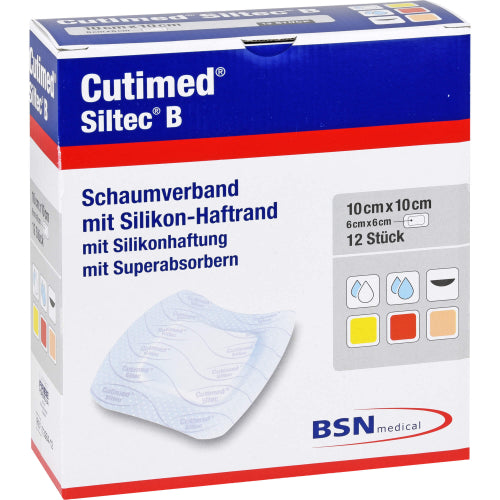 Cutimed Siltec B 10x10 (12 Stk.)