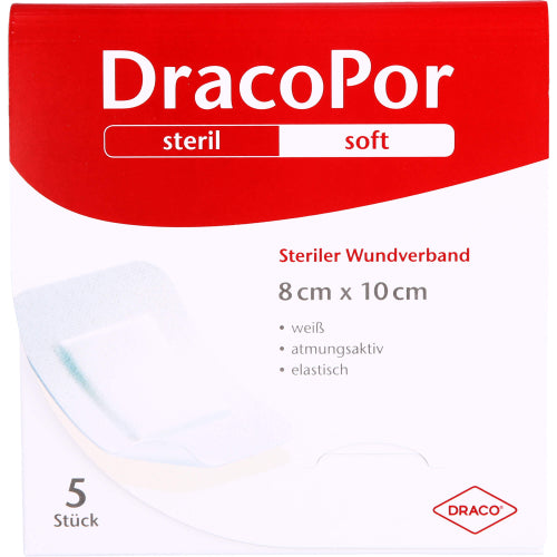 Dracopor Wundv ST 10X8cm (5 stk.)