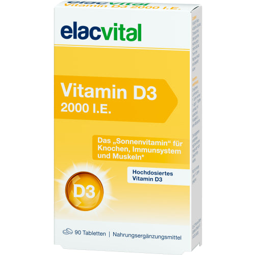 Elacvital VIT D3 2000 IE (90 Stk.)