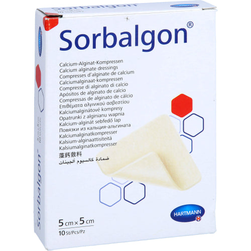 Sorbalgon Kompresse 5x5cm (10 Stk.)