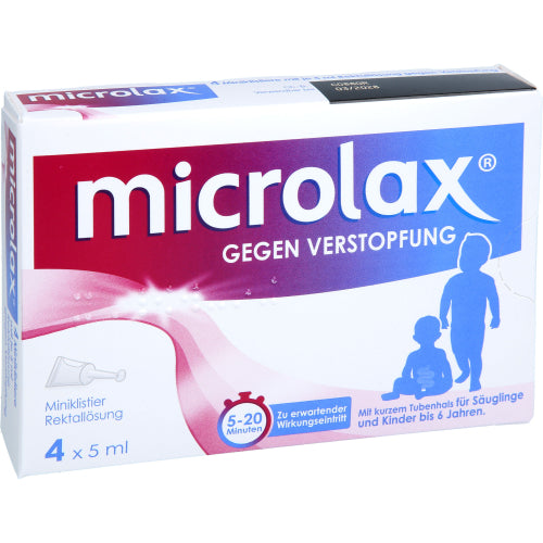 Microlax rektalopløsning med kort tubenakke (4 stk.ück)