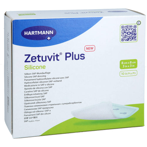 Zetuvit PL SIL ST 8X8cm (10 stk.)