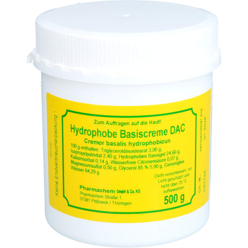 Hydrophobe Basiscreme DAC (500 g)