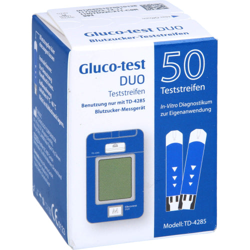 Gluco Test DUO Blutzuckertests (50 Stück)