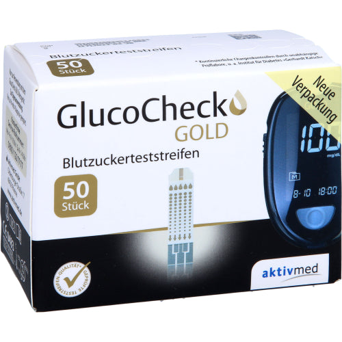 Gluco Check Gold Blutzucker Test (50 Stk.)