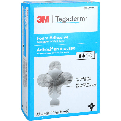 Tegaderm F ADH 6.9X6.9 KR (10 Stk.)