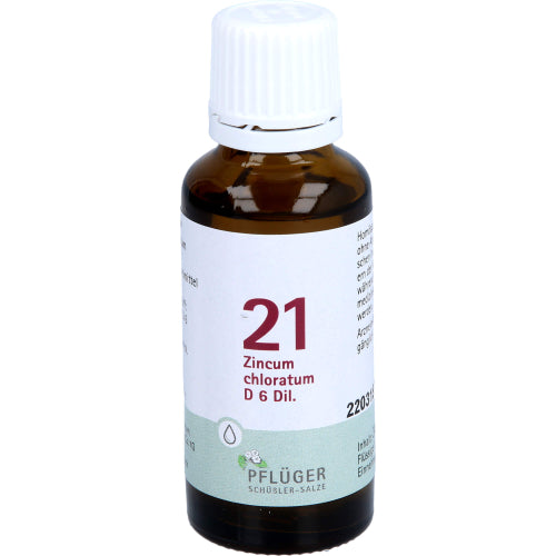 Biochemie 21 Zink Chloratum D 6 (30 ml)