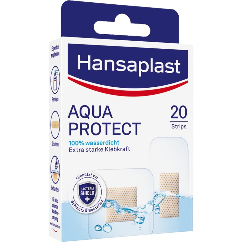 Hansaplast Aqua Protect Pflaster 20 Streifen (20 Stück)