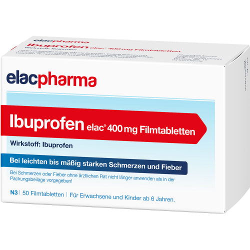Ibuprofen Elac 400 mg FTA (50 stk.)