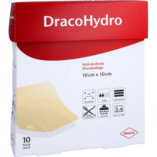 Dracohydro Wundauflage 10X10cm (10 Stk.)