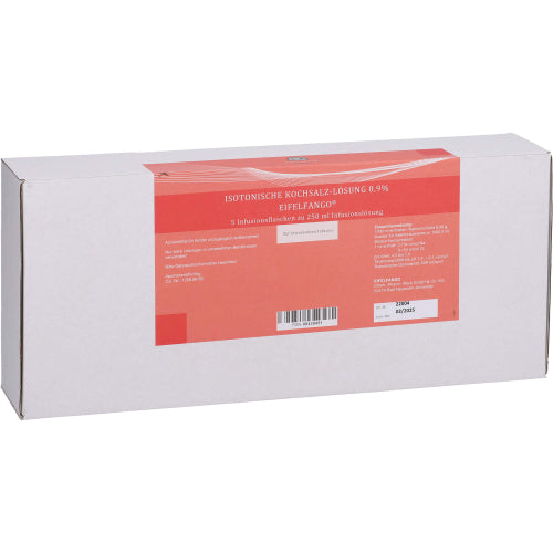 Isotonisk saltvand 0,9% (5X250 ml)