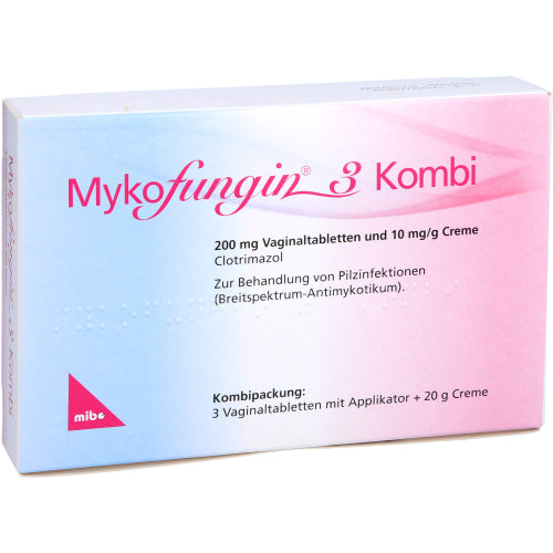 Mykofungin 3 Kombi 200mg Vaginaltabl.+10mg/G Creme (1 Packung)