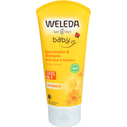 Weleda Calendula Waschlotion & Shampoo (200 ml)
