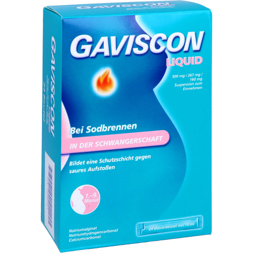 Gaviscon LIQ 500/267/160 mg (24X10 ml)