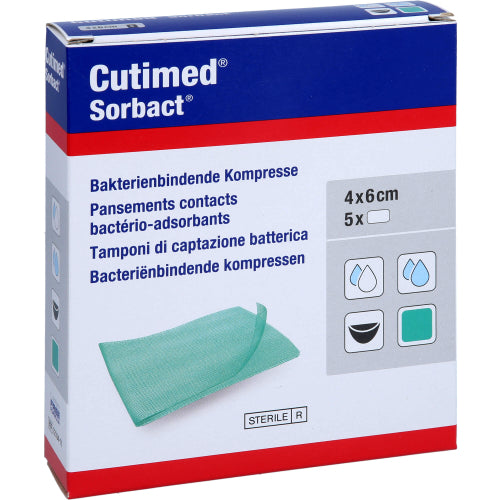 Cutimed Sorb KOM 4X6cm (5 Stk.)