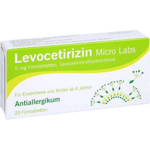 Levocetirizin Micro Labs 5 Mg Filmtabletter (20 stk.ück)