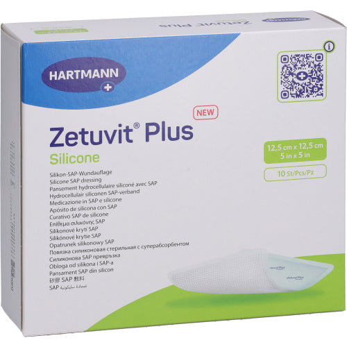 Zetuvit Plus Sili12.5X12.5 (10 stk.)