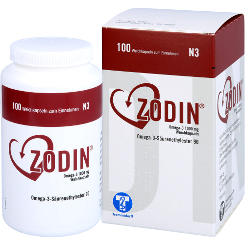 Zodin Omega-3 1000mg WKA (100 stk.)