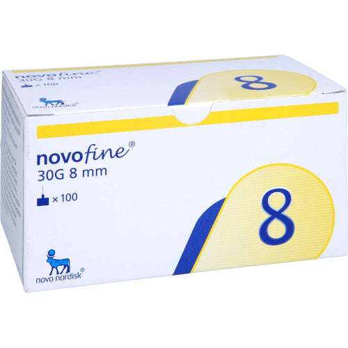 Novofine 8 KAN 0.30X8mm TW (100 stk.)