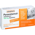 Paracetamol Ratio 125 mg SUP (10 stk.)