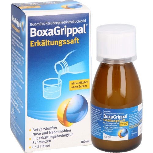 Boxagrippal forkølelsessaft (100 ml)
