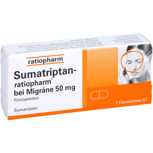 Sumatriptan Ratio MIG 50mg (2 stk.)