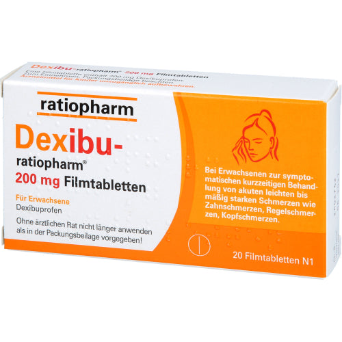 Dexibu Ratiopharm 200mg (20 stk.)