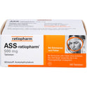 ASS Ratiopharm 500mg (100 stk.)