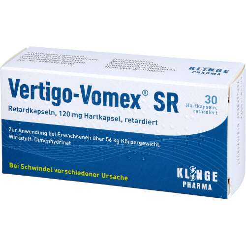 Vertigo-Vomex SR RET 120mg (30 stk.)