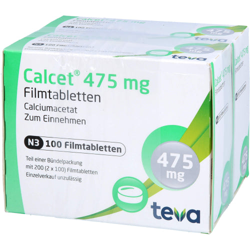 Calcet 475 mg Filmtabletter (200 stk.)