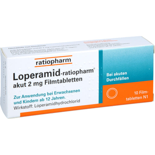 Loperamid Ratio Akut 2 mg (10 Stk.)