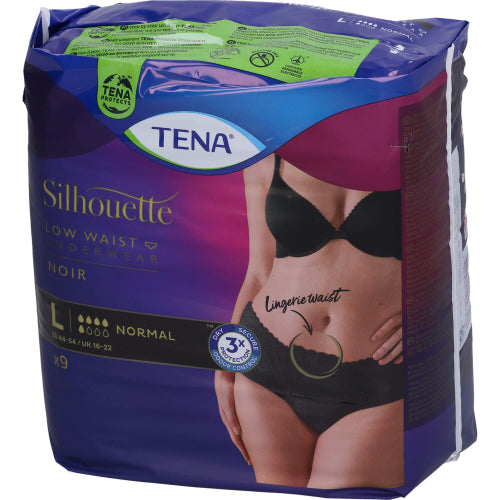 Tena Silhouette Normal Noir L Inkontinenz Pants (9 Stück)