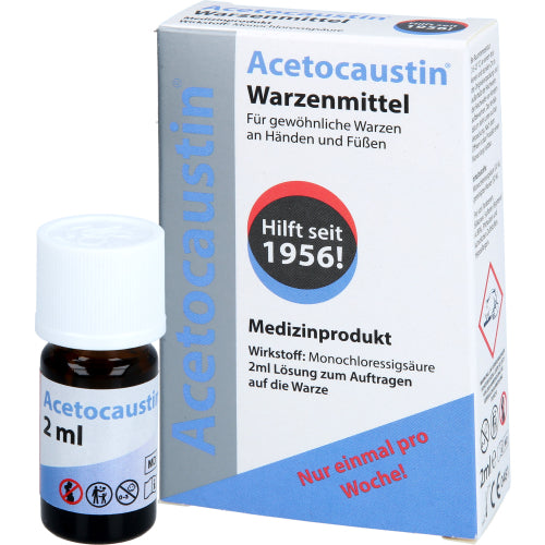 Acetocaustin opløsning (2 ml)