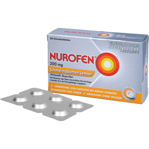 Nurofen 200 mg smeltetabletter Lemo (24 stk.)