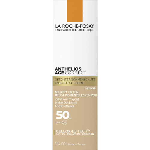 Roche Posay Anthelios Age Correct Getönte Creme LSF 50 (50 ml)
