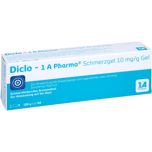 Diclo 1A Smertegel 10mg/G (100 g)